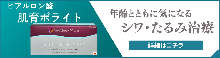 ヒアルロン酸肌育ボライト 年齢とともに気になるシワ・たるみ治療